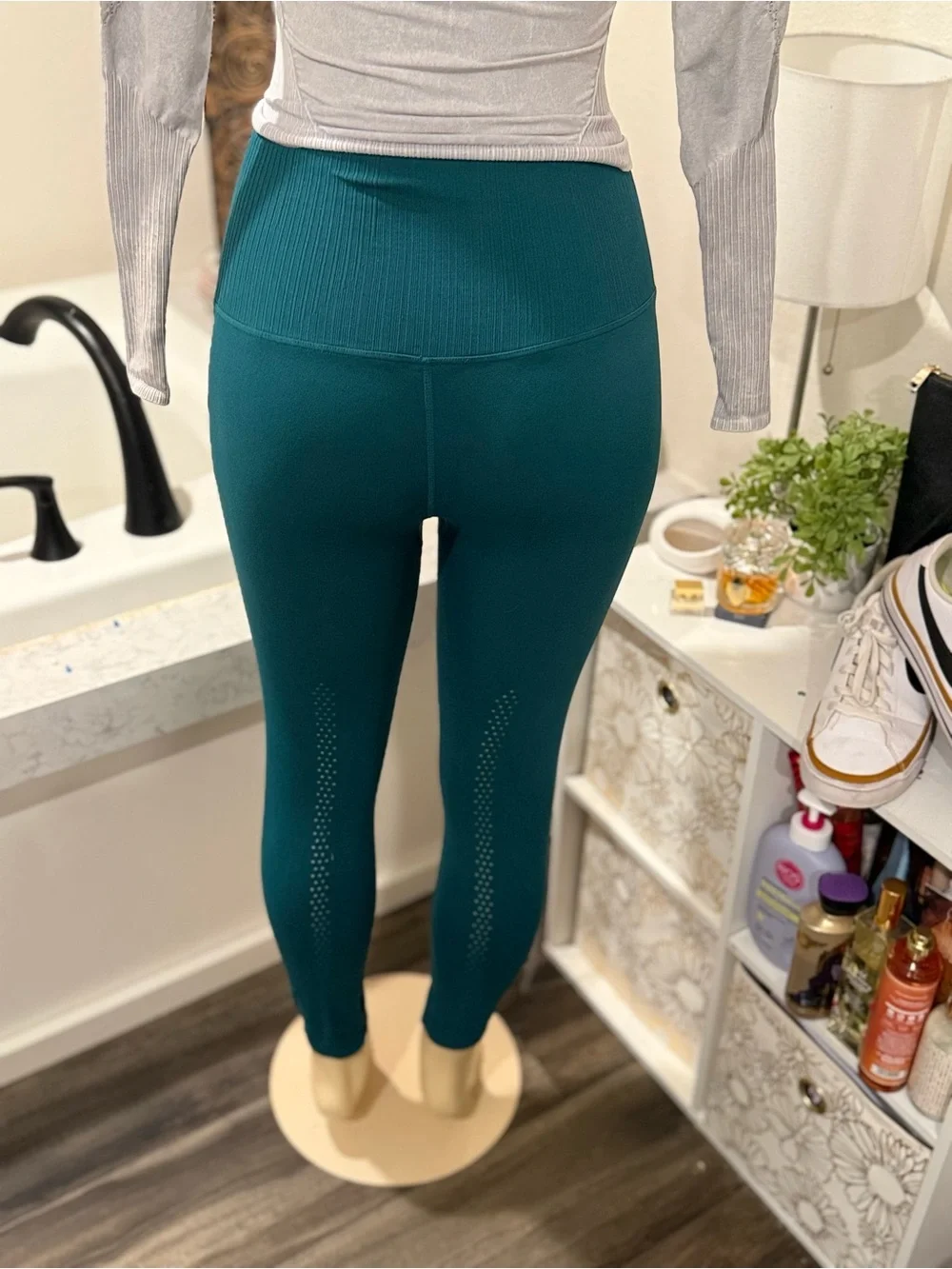 Free People Movement Teal Seamless High-Rise Leggings